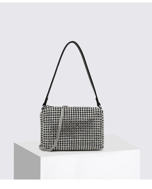 Bolsa Strass Mini Brilhante